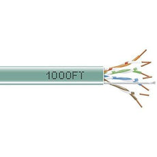 Black Box Cat5e 350-mhz Solid Ethernet Bulk Cable - Unshielded (utp), Cmr Pvc, Green, 1000