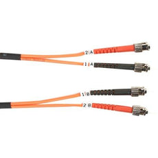 FO625-001M-STST - Black Box Om1 62.5/125 Multimode Fiber Optic Patch Cable - Ofnr Pvc, St To St, Orange, 1-m - Black Box