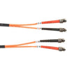 FO625-001M-STST - Black Box Om1 62.5/125 Multimode Fiber Optic Patch Cable - Ofnr Pvc, St To St, Orange, 1-m - Black Box