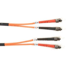 FO625-010M-STST - Black Box Om1 62.5/125 Multimode Fiber Optic Patch Cable - Ofnr Pvc, St To St, Orange, 10- - Black Box