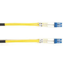 FOSM-005M-LCLC - Black Box Os2 9/125 Singlemode Fiber Optic Patch Cable - Ofnr Pvc, Lc To Lc, Yellow, 5-m ( - Black Box