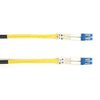 FOSM-005M-LCLC - Black Box Os2 9/125 Singlemode Fiber Optic Patch Cable - Ofnr Pvc, Lc To Lc, Yellow, 5-m ( - Black Box