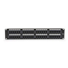 JPM5E48A - Black Box Cat5e Patch Panel, Punchdown - 2u, Unshielded, 48-port - Black Box