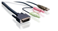 G2L7D03UDTAA - Iogear Dual Link Dvi Kvm Cable Usb & Aud/mic 10 - Iogear