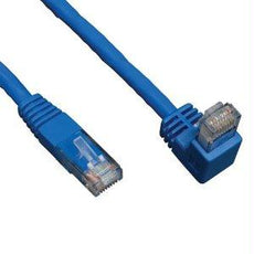 N204-005-BL-DN - Tripp Lite 5ft Cat6 Gigabit Molded Patch Cable Rj45 Right Angle Down To Straight M/m Blue - Tripp Lite