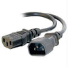 29966 - C2g 3ft 16 Awg 250 Volt Computer Power Extension Cord (iec320c14 To Iec320c13) (taa - C2g