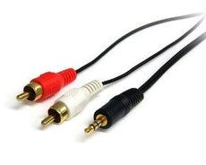 MU3MMRCA - Startech Connect Your Computer Or Audio Player To An Rca Audio Device - Mini Jack To Rca - Startech