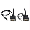 P504-006 - Tripp Lite 6ft Svga / Vga Coax Monitor Cable With Audio And Rgb High Resolution Hd15 3.5mm - Tripp Lite