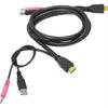 CE-KV0211-S1 - Siig, Inc. 1.8m Usb Hdmi Kvm Cable With Audio & Mic Is A High Quality Cable Set Designed To - Siig, Inc.