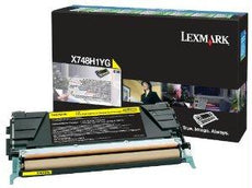 X748H1YG - Lexmark X748h1yg Yellow Return Program Toner Cartridge For Use In X748 Estimated - Lexmark