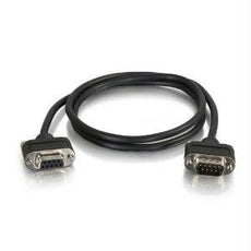 52184 - C2g 6ft Serial Rs232 Db9 Null Modem Cable With Low Profile Connectors M/f - In-wall - C2g