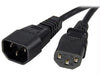 PXT1002 - Startech Ac Power Cord 2ft (0.6m) 18awg Power Supply Extension Cable Iec 60320 C14 To  C1 - Startech