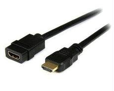 HDEXT2M - Startech 6.6ft/2m Hdmi Extension Cable W/ Ethernet; 4k (3840x2160p 30hz)/full Hd 1080p/10 - Startech