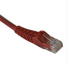 N001-050-RD - Tripp Lite 50ft Cat5e / Cat5 Snagless Molded Patch Cable Rj45 M/m Red 50ft - Tripp Lite