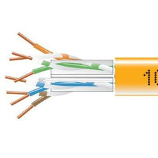 EYN867B-PB-1000 - Black Box Cat6 550-mhz Solid Ethernet Bulk Cable - Unshielded (utp), Cmp Plenum, Orange, 1 - Black Box