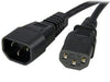 PXT100143 - Startech 3ft (0.9m) Heavy Duty Extension Cord W/ Iec 60320 C14 To C13 Connectors; 125v At - Startech