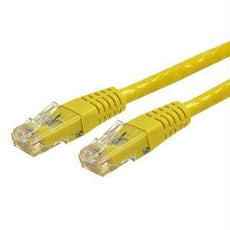 C6PATCH4YL - Startech 4ft Yellow Cat6 Ethernet Cable Delivers Multi Gigabit 1/2.5/5gbps & 10gbps Up To - Startech