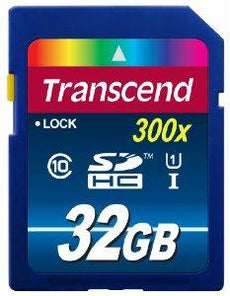 TS32GSDU1 - Transcend Information 32gb Sdhc Class10 Uhs-i,300x - Transcend Information