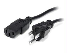 Startech 12ft (3.6m) 18awg Flexible Computer Power Cord W/ Nema 5-15p And Iec 60320 C13 C