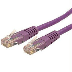 Startech 10ft Purple Cat6 Ethernet Cable Delivers Multi Gigabit 1/2.5/5gbps & 10gbps Up T