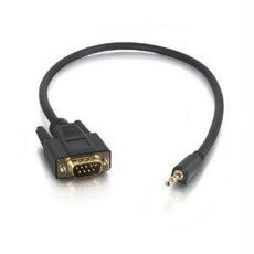 02444 - C2g 1.5ft Velocity™ Db9 Male To 3.5mm Male Serial Rs232 Adapter Cable - C2g