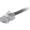 15295 - C2g 10ft Cat6 Non-booted Network Patch Cable (plenum-rated) - Black - C2g