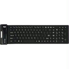 AKB-222UB - Adesso Slimtouch 222 Antimicrobial Waterproof Flex Keyboard (compact Size) - Adesso