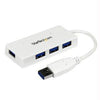 ST4300MINU3W - Startech Add Four External Usb 3.0 Ports To Your Notebook Or Ultrabook With A Slim, Porta - Startech