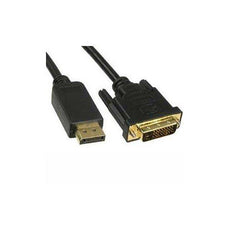 DVIDP-03F-MM - Unc Group Llc 3ft Displayport Male - Dvi-d Dual Link 24+1 Male Cable Will Allow You To Connect - Unc Group Llc