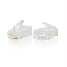 00889 - C2g Rj45 Cat6 Modular Plug For Round Solid/stranded Cable Multipack (50 Pack) - C2g