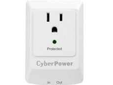 CSP100TW - Cyberpower Systems (usa), Inc. 1 Nema 5-15r Outlet Wall Tap Plug 900 Joules Rj-11 Emi/rfi $25k Ceg - Cyberpower Systems (usa), Inc.