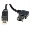 UR022-003-RA - Tripp Lite Universal Reversible Usb 2.0 Hi-speed Cable (right / Left Angle Reversible A To - Tripp Lite