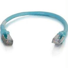 00743 - C2g 4ft Cat6a Snagless Shielded (stp) Ethernet Network Patch Cable - Aqua - C2g