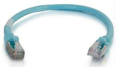 00756 - C2g 35ft Cat6a Snagless Shielded (stp) Ethernet Network Patch Cable - Aqua - C2g