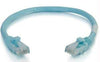 00763 - C2g 7ft Cat6a Snagless Unshielded (utp) Ethernet Network Patch Cable - Aqua - C2g