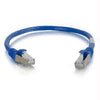 00791 - C2g 1ft Cat6 Snagless Shielded (stp) Ethernet Network Patch Cable - Blue - C2g