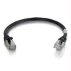 00820 - C2g 15ft Cat6 Snagless Shielded (stp) Network Patch Cable - Black - C2g