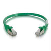 00825 - C2g 1ft Cat6 Snagless Shielded (stp) Ethernet Network Patch Cable - Green - C2g