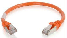 C2g 25ft Cat6 Snagless Shielded (stp) Network Patch Cable - Orange