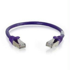 C2g 1ft Cat6 Snagless Shielded (stp)ethernet Network Patch Cable - Purple