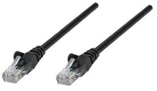 Intellinet IEC-C5-BK-5, Network Cable, Cat5e, UTP, RJ45 Male / RJ45 Male, 1.5 m (5 ft.), Black, Part# 338387