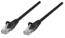 320757 - Intellinet 7 Ft Black Cat5e Snagless Patch Cable - Intellinet