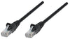 Intellinet IEC-C5-BK-7, Network Cable, Cat5e, UTP, RJ45 Male / RJ45 Male, 2.0 m (7 ft.), Black, Part# 320757