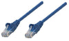 Intellinet IEC-C5-BL-7, Network Cable, Cat5e, UTP, RJ45 Male / RJ45 Male, 2.0 m (7 ft.), Blue, Part# 3658781