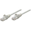 Intellinet IEC-C5-GY-25, Network Cable, Cat5e, UTP,  RJ45 Male / RJ45 Male, 7.5 m (25 ft.), Gray, Part# 319867