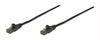 343350 - Intellinet 14 Ft Black Cat6 Snagless Patch Cable - Intellinet