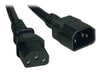 P004-002-13A - Tripp Lite 2ft Computer Power Cord Extension Cable C14 To C13 13a 16awg - Tripp Lite