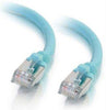 00977 - C2g 6in Cat6a Snagless Shielded (stp) Network Patch Cable - Aqua - C2g