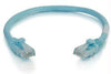 00978 - C2g 6in Cat6a Snagless Unshielded (utp) Network Patch Ethernet Cable - Aqua - 6 - C2g