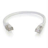 00987 - C2g 6in Cat6 Snagless Shielded (stp)network Patch Cable - White - C2g